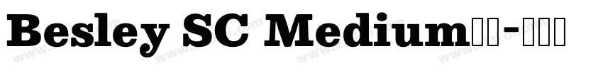 Besley SC Medium字体字体转换